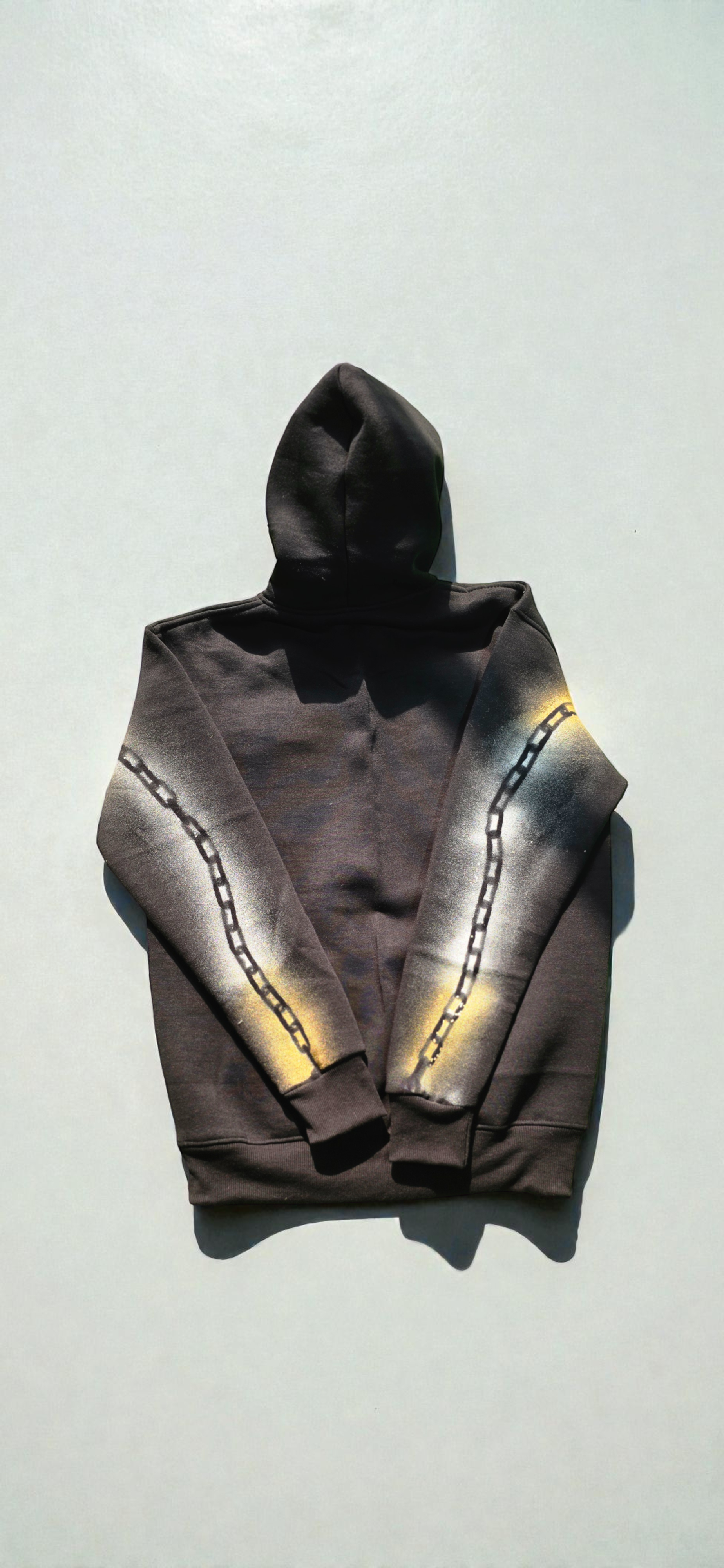 Shadow Black Chain Shade Hoodie