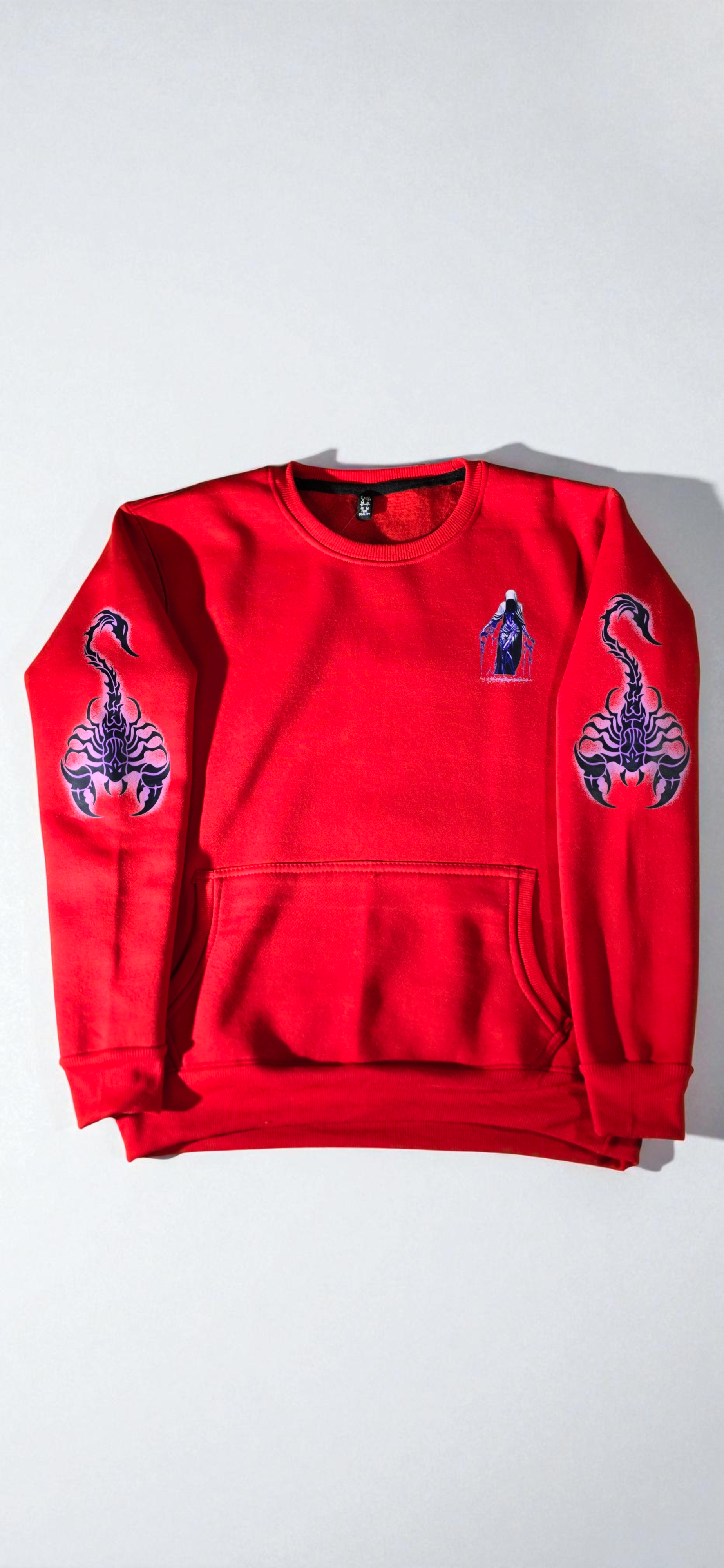 Rose Red Venom Scorpion Sweat Shirt